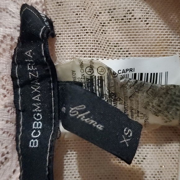 BCBGMAXAZRIA Lace Pink Blouse XS - Picture 2 of 6